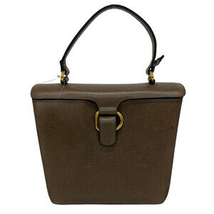 Delvaux Gray Beige Leather Handbag #332735D64B